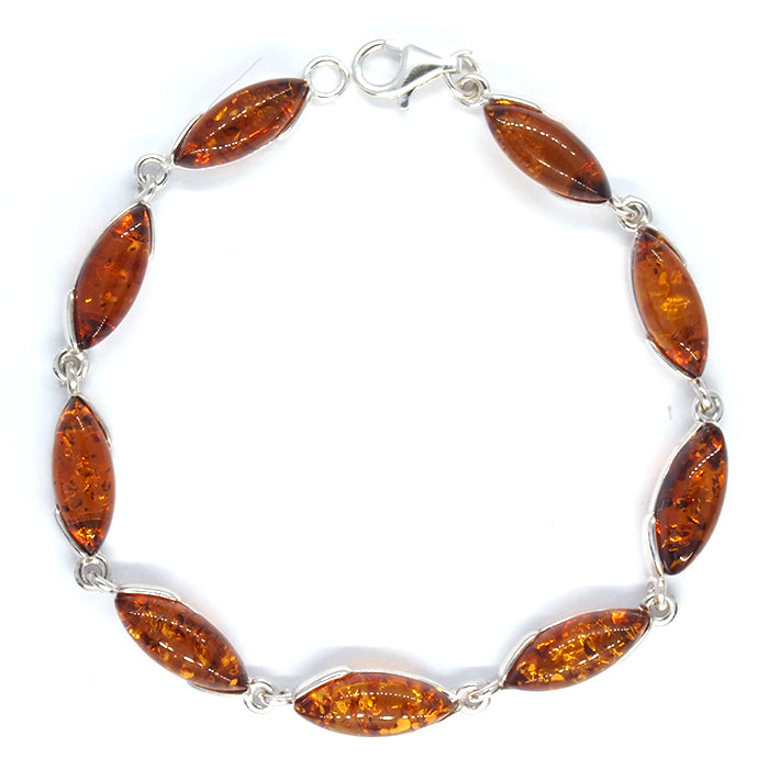 round baltic amber bracelet